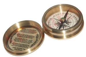 2'' Compass Kelvin Brass Made Nautical Outdoor Navigation AEs - Picture 1 of 5