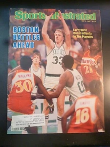 Sports Illustrated 5.2.1983, Larry Bird HOF schlägt Atlanta Hawks im Playoff-Cover - Bild 1 von 3