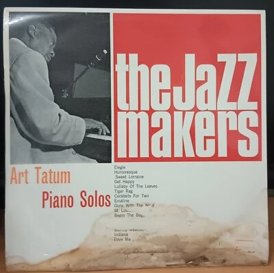 Art Tatum ‎– Piano Solos (The Jazz Makers) - LP record VG+, cover fair - Image 1 of 3