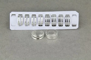 10 silver toe rings 2line/3line metal toe rings open back adjustable set pack 10 - Picture 1 of 8