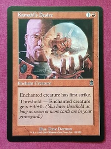 Magic The Gathering ODYSSEY KAMAHL'S DESIRE red card MTG - Picture 1 of 2