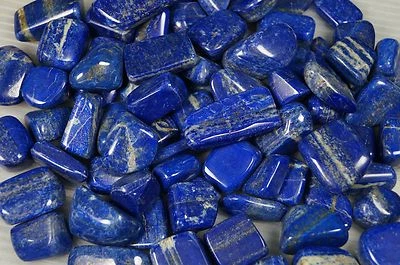 Huge lot of Lapis lazuli hand polish reiki healing stones 3 LB from Badkshan Afg - Image 1 of 4