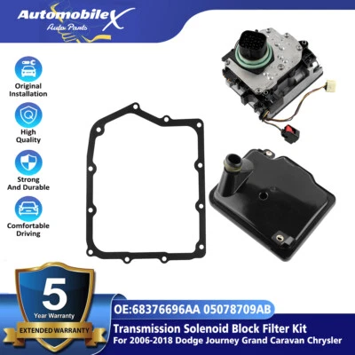 Transmission Solenoid Block Filter Kit For 2006 up Dodge Grand Caravan Chrysler Foto 1 de 4
