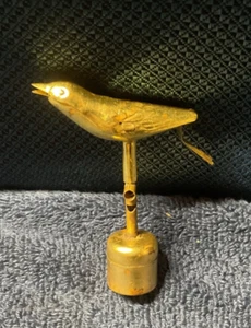 Rare antique 1920's Risdon Victory Canary Songster Brass Bird Water Whistle Toy - Picture 1 of 5