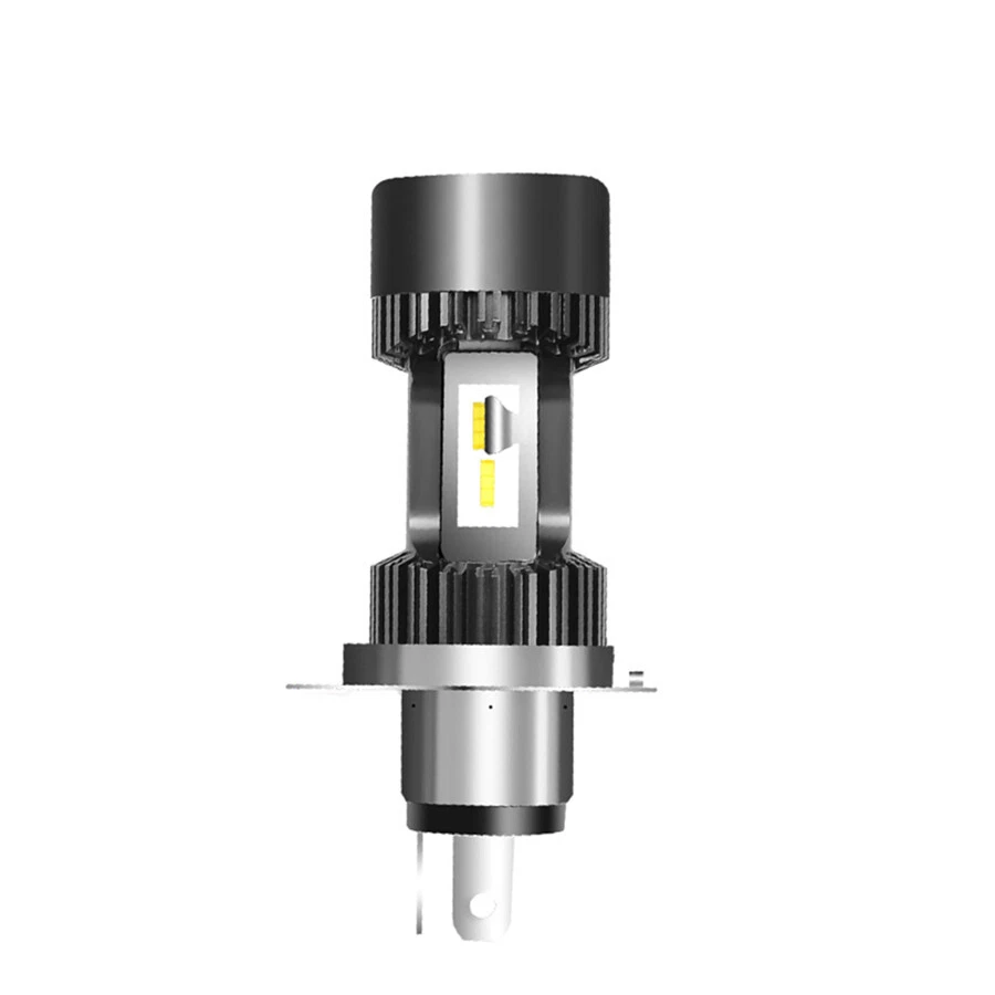 Motorcycle H4 6000K LED Hi/Lo Beam Front Light Fog Bulb Super Bright Headlight - Image 1 of 4