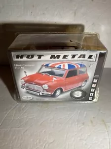Hot Metal Classic Red Mini Cooper TESTORS Model Kit Diecast 1:18 - BRANDNEU - Bild 1 von 6