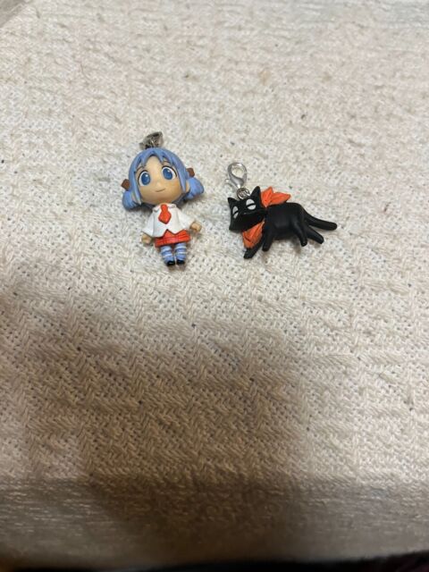 Nichijou Nano Shinonome Sakamoto Black Cat Figure Strap JAPAN ANIME MANGA