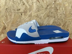 Nike AIR MAX 90 Slides UK 5.5 EU 39 Blanco Azul Real FJ4007 001 - Imagen 1 de 6