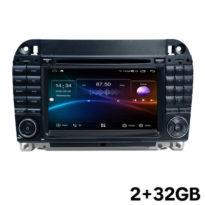 For 1998-2005 Mercedes Benz S Class 7" Android 13 Car GPS Stereo Radio CarPlay - Image 1 of 4