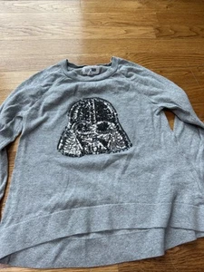 Gap Kids Death Vader Sequin Long Sleeve Sweater - Picture 1 of 4