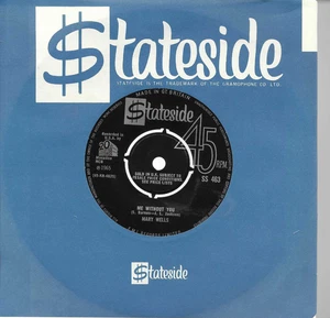 Mary Wells "Me Without You" 7" Vinyl Northern Soul Stateside SS 463 - Picture 1 of 2