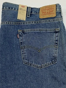 Levis Jeans Mens Size 48x30 Blue 550 Relaxed Tapered Leg NWT NEW Big & Tall - Picture 1 of 8