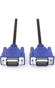 4ft 15 PIN VGA TO VGA Cable For LED LCD TV Monitor PC projector USB DOCK HDTV - Picture 1 of 4