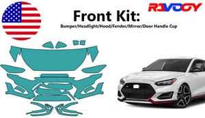 For Hyundai Veloster N 2019-2022 Front Paint Protection Film PreCut Kit PPF - Picture 1 of 7