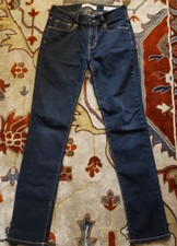 BullHead  Denim Co Women Skinny Stretch Ankle Short Jeans Size 1 Dark Wash