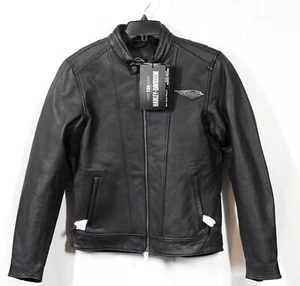 Harley Davidson 97030-23VM 120TH ANNIVERSARY Men Revelry Leather Jacket S #2843 - Picture 1 of 9