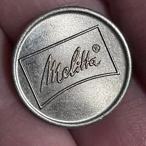 MELITTA CAFÉ ALEMANIA MONEDA FICHA COLOR PLATA COLECCIONABLE RARA - Imagen 1 de 3