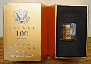 12 Presidential Dollar Coins 100g net SEALED Vault Tube William Harrison c2009-P - Picture 1 of 6