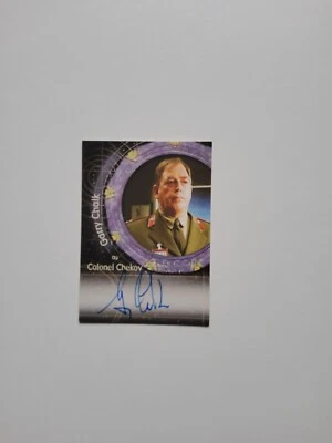 Stargate SG1 Seasons 6 Auto Card A29 Garry Chalk as Colonel Chekov - Image 1 of 2