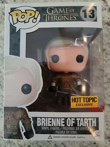 Funko Pop Game of Thrones #13 Bloody Brienne of Tarth Hot Topic Authentic - Picture 1 of 9