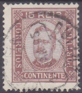 PORTUGAL 1892 - CARLOS Mi.: 68y B - 12 1/2 - used - Picture 1 of 1
