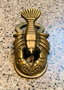 Vintage Brass Lobster 3-in-1 Bottle Opener Paper Weight Clip - Picture 1 of 3