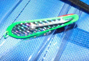 GREEN TROLLING SPOON DRONE LURE PLANER KING MACKERAL FISH BONITA BAIT WAHOO ONO - Picture 1 of 2