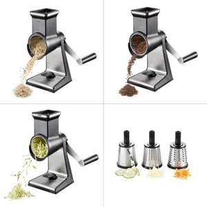 Trommelreibe TRANSFORMA® Reibemühle Gemüsehobel Edelstahl Reibe Gemüseschneider - Bild 1 von 7