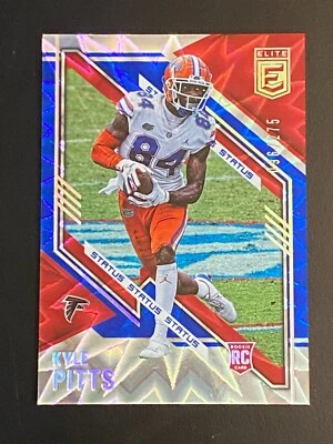 2021 Panini Donruss Elite Football Explosion Rookie Card #117 Kyle PITTS #d/275 - Image 1 of 2