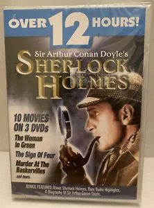 Sir Arthur Conan Doyle's Sherlock Holmes - 10 Movies on 3 DVDs NEW SEALED - Picture 1 of 3