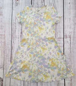 Art Class Multicolor Splash Print Ribbed Fit & Flare   Dress Girls XXL - Picture 1 of 9
