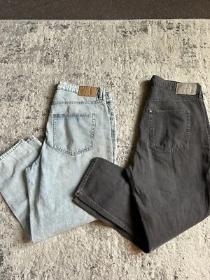 Lot 2 Pair  H&M  Loose Mom Jeans Woman's Size 14 - Image 1 of 4
