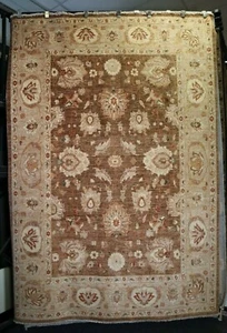 6 Fuß 1 Zoll x 8 Fuß 10 Zoll Fuß Oushak Handgeknüpfter Orientalischer Authentischer Traditioneller Wollteppich - Bild 1 von 5