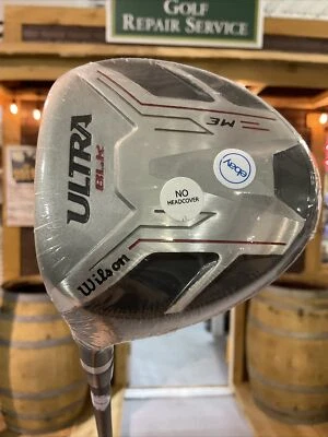 Wilson Ultra BLK #3 Fairway Wood Golf Club Seniors Flex Graphite Shaft MLH - Image 1 of 4