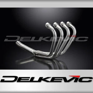 Suzuki GS1100 GLZ 1982-83 Delkevic Stainless Steel 4-1 Exhaust Headers Downpipes - Foto 1 di 4