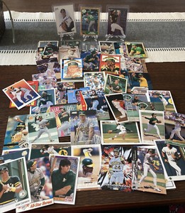 HUGE Oakland Athletics As Lot Of ~150 Baseball Cards All Stars/HOF/RCs ONLY!
