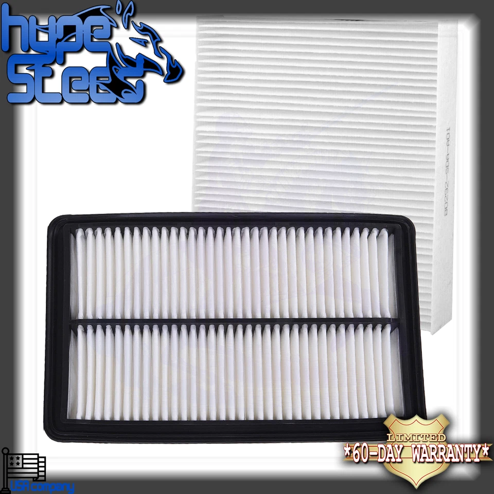 Premium Combo Set Engine Cabin Air Filter for 2010-2013 ACURA MDX ZDX V6 3.7L - Image 1 of 1