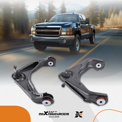 2x Front Upper Control Arms w/Ball Joints for Chevy Silverado GMC Sierra 2500 HD - Image 1 of 4