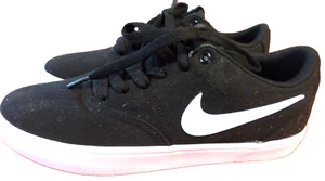Größe 8 - Nike SB Check Solarsoft schwarz Platin - Bild 1 von 15