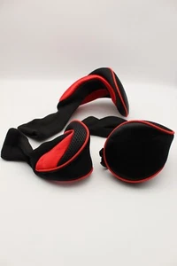Pssopp 3 pc Club Head Covers, Black/Red - Picture 1 of 4