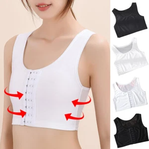 Fortalecer Carpeta de Pecho Plana Chaleco Corto Pecho Ropa Interior Trans Lesbiana Tomboy - Imagen 1 de 25