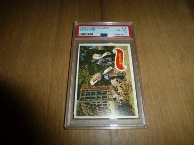1969 Topps Planet of the Apes #12 No Escape! PSA 6 EX-MT - Image 1 of 2