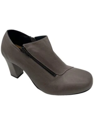 Miz Mooz Leather Side Zip Shootie Hana Graphite - Image 1 of 3