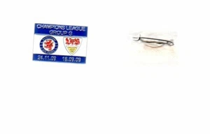 RANGERS V STUTTGART 24.11.2009 & 16.9.2009 DUAL MATCH BADGE - Picture 1 of 1