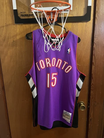 Vince Carter Raptors Mitchell & Ness NBA 1999-2000 Authentic Jersey Dunk SZ XL Cover