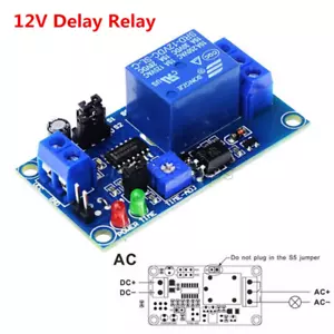 DC 12V Delay Timing Timer Relay Turn ON Turn OFF Switch Module Time 10A - Picture 1 of 8