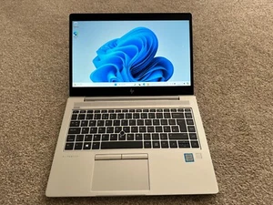 HP EliteBook 840 G5 Laptop i5-8250U 8th Gen 256GB SSD 16GB RAM Windows 11 Pro - Picture 1 of 7