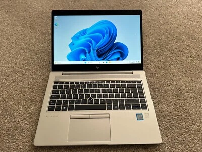 HP EliteBook 840 G5 Laptop i5-8250U 8th Gen 256GB SSD 16GB RAM Windows 11 Pro - Image 1 of 4