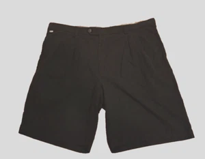 Tommy Bahama Navy Blue Mens 42 Chino Pleated Preppy Silk Cotton Beach Shorts - Picture 1 of 5