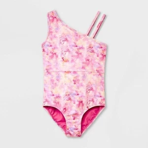 Mädchen Gymnastik Blumen Spray ärmellos Trikot Katze & Jack rosa Größe M 7-8 - Bild 1 von 1